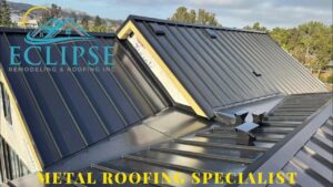 Metal roofing specialist completing a project in Pacific Palisades, CA